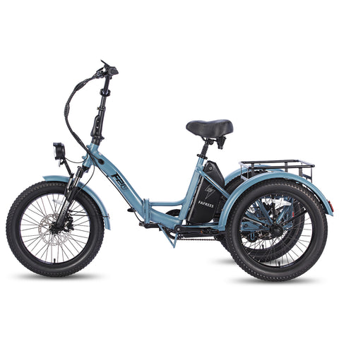 FAFREES F20 Mate Bicicleta Eléctrica - Motor 500W Batería 48V18.2AH Autonomía 110KM - Gris Azul