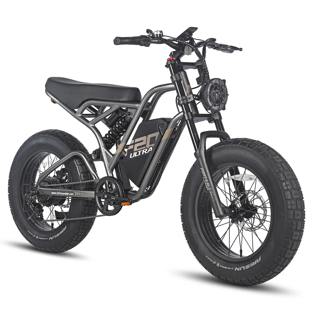 FAFREES F20 Ultra Bicicleta Eléctrica - Motor 750W Batería 48V25AH Autonomía 140KM - Negro