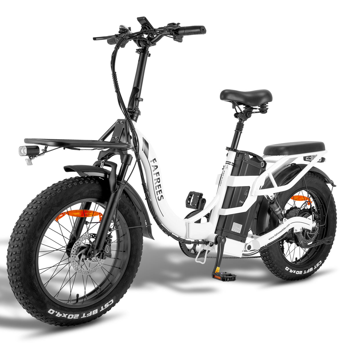 FAFREES F20 X-MAX Bicicleta Eléctrica - Motor 750W Batería 48V30AH Autonomía 180KM - Blanco