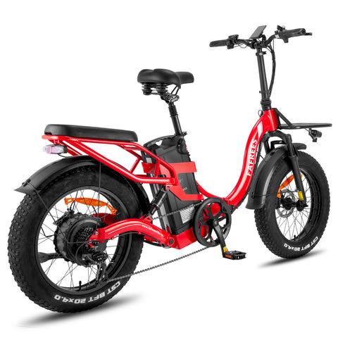 FAFREES F20 X-MAX Bicicleta Eléctrica - Motor 750W Batería 48V30AH Autonomía 180KM - Rojo