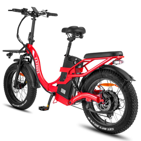 FAFREES F20 X-MAX Bicicleta Eléctrica - Motor 750W Batería 48V30AH Autonomía 180KM - Rojo