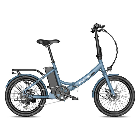Bicicleta Eléctrica FAFREES F20 Light 16.75AH - Motor 250W Batería 36V16.75Ah Autonomía 130KM - Gris Azul
