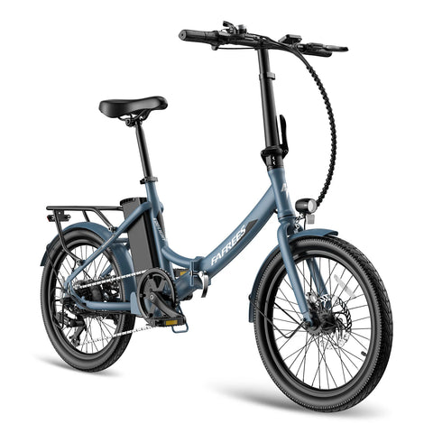 Bicicleta Eléctrica FAFREES F20 Light 16.75AH - Motor 250W Batería 36V16.75Ah Autonomía 130KM - Gris Azul