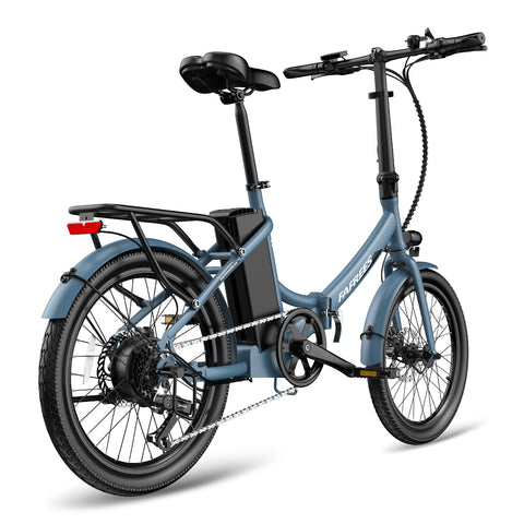 Bicicleta Eléctrica FAFREES F20 Light 16.75AH - Motor 250W Batería 36V16.75Ah Autonomía 130KM - Gris Azul