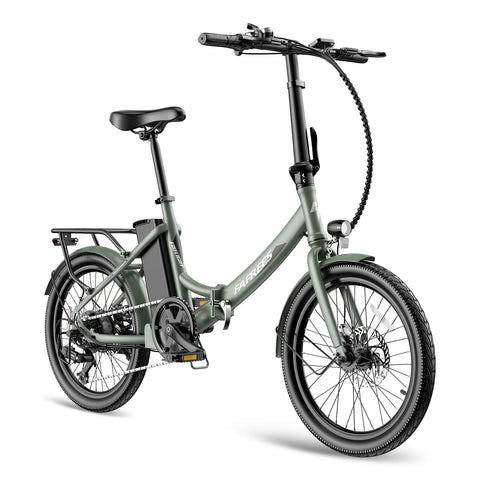 Bicicleta Eléctrica FAFREES F20 Light 16.75AH - Motor 250W Batería 36V16.75Ah Autonomía 130KM - Verde Oscuro