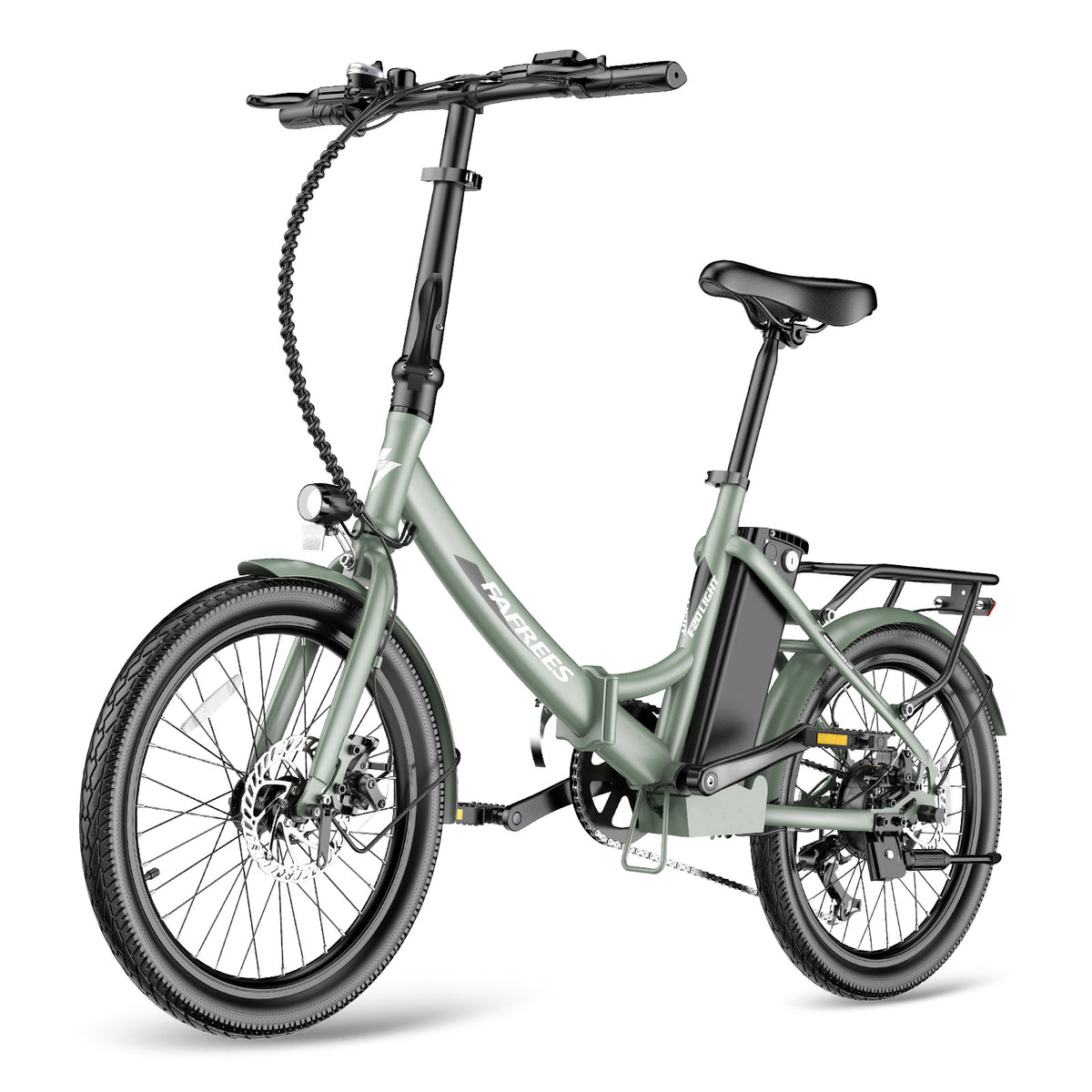 Bicicleta Eléctrica FAFREES F20 Light 16.75AH - Motor 250W Batería 36V16.75Ah Autonomía 130KM - Verde Oscuro