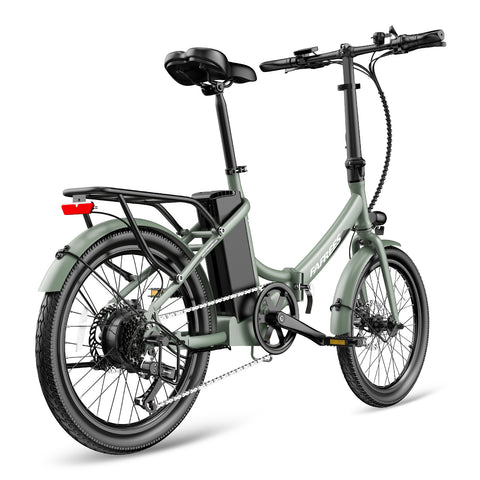 Bicicleta Eléctrica FAFREES F20 Light 16.75AH - Motor 250W Batería 36V16.75Ah Autonomía 130KM - Verde Oscuro
