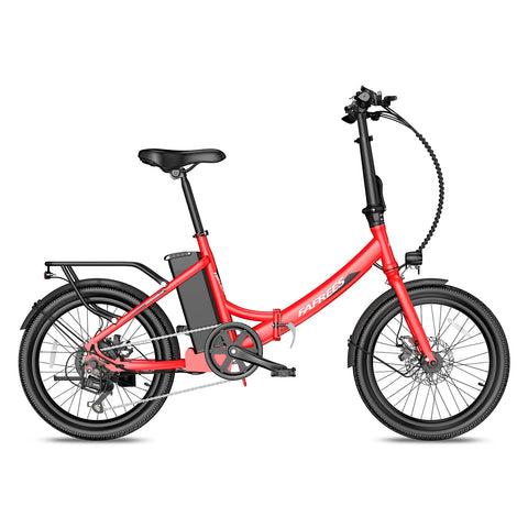 Bicicleta Eléctrica FAFREES F20 Light 16.75AH - Motor 250W Batería 36V16.75Ah Autonomía 130KM - Rojo
