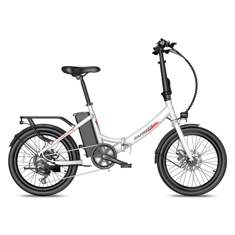 Bicicleta Eléctrica FAFREES F20 Light 16.75AH - Motor 250W Batería 36V16.75Ah Autonomía 130KM - Blanco