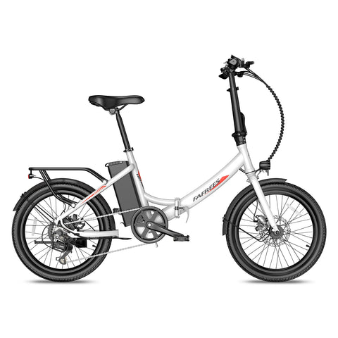 Bicicleta Eléctrica FAFREES F20 Light 16.75AH - Motor 250W Batería 36V16.75Ah Autonomía 130KM - Blanco