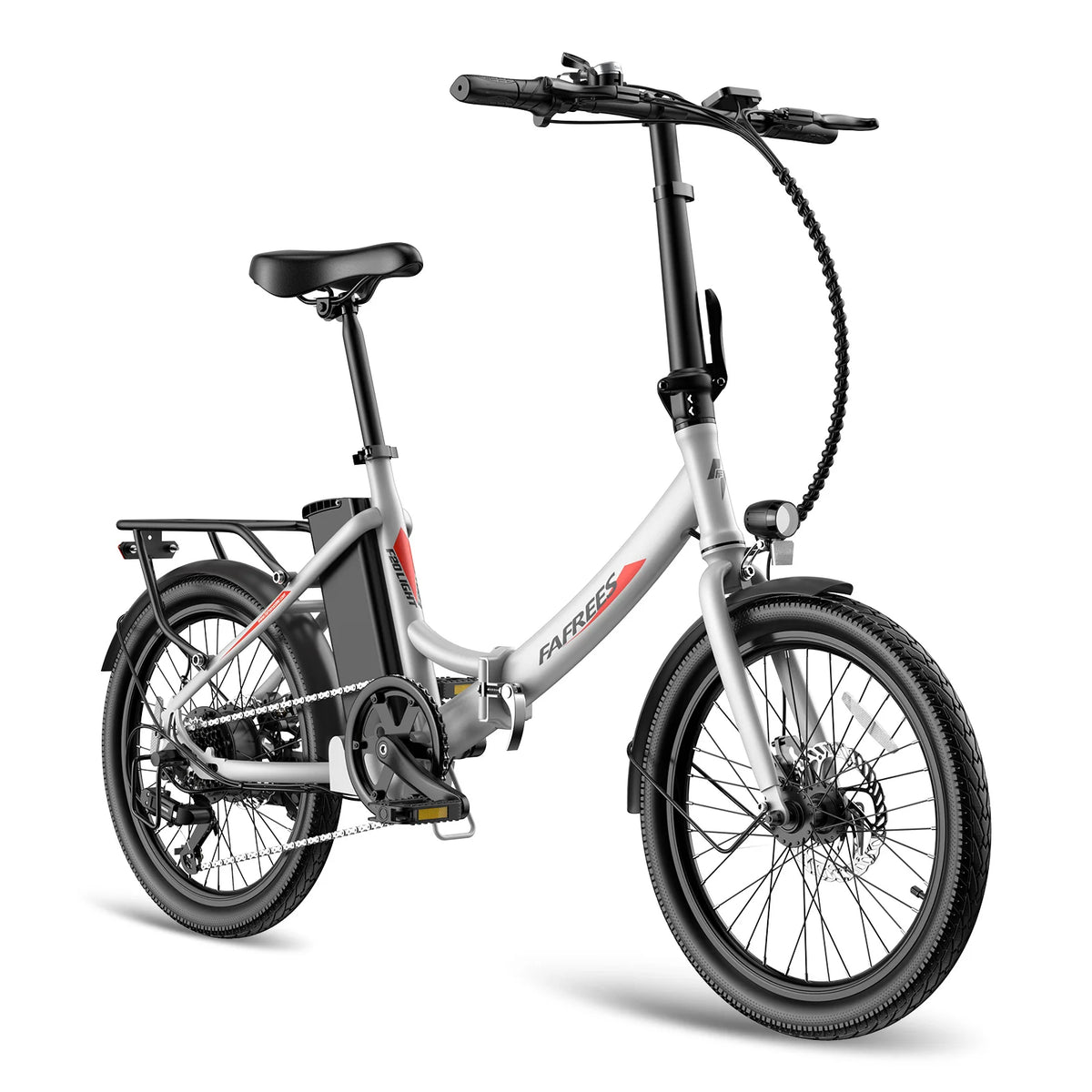 Bicicleta Eléctrica FAFREES F20 Light 16.75AH - Motor 250W Batería 36V16.75Ah Autonomía 130KM - Blanco