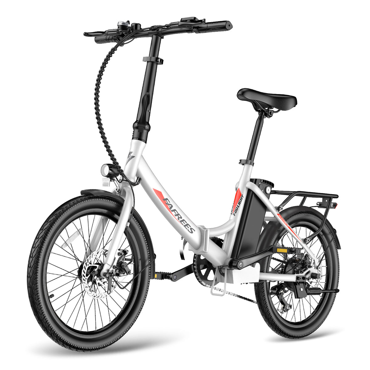 Bicicleta Eléctrica FAFREES F20 Light 16.75AH - Motor 250W Batería 36V16.75Ah Autonomía 130KM - Blanco