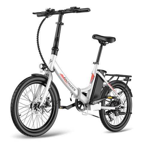 Bicicleta Eléctrica FAFREES F20 Light 16.75AH - Motor 250W Batería 36V16.75Ah Autonomía 130KM - Blanco