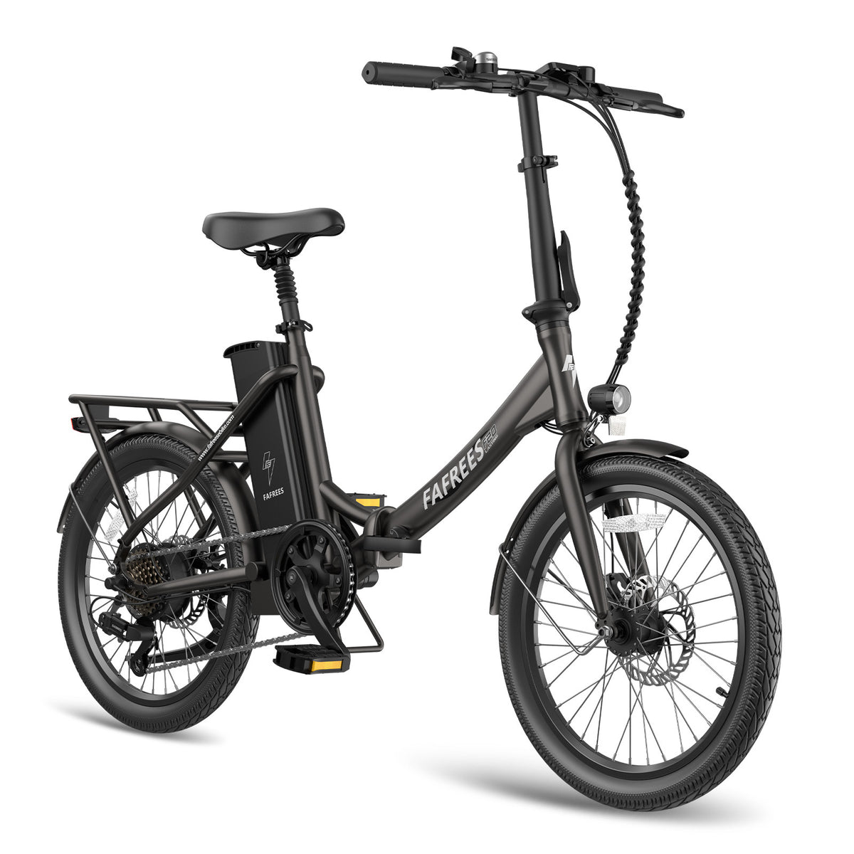 Bicicleta eléctrica FAFREES F20 Lasting - Motor 250W Batería 36V18.2Ah Autonomía 120KM - Negro