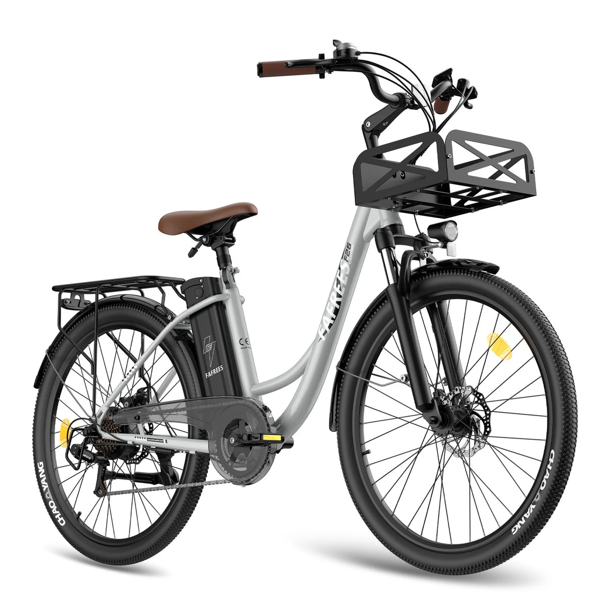 Bicicleta eléctrica FAFREES F26 Lasting - Motor 250W Batería 36V20.3Ah Autonomía 160KM - Gris