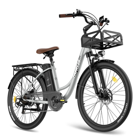 Bicicleta eléctrica FAFREES F26 Lasting - Motor 250W Batería 36V20.3Ah Autonomía 160KM - Gris