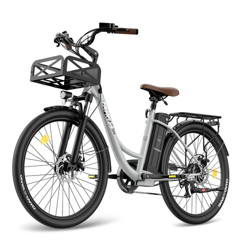 Bicicleta eléctrica FAFREES F26 Lasting - Motor 250W Batería 36V20.3Ah Autonomía 160KM - Gris