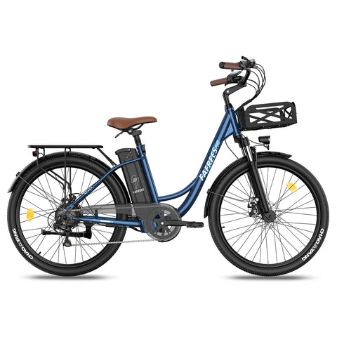 Bicicleta eléctrica FAFREES F26 Lasting - Motor 250W Batería 36V20.3Ah Autonomía 160KM - Azul
