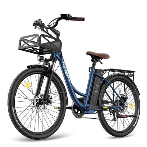 Bicicleta eléctrica FAFREES F26 Lasting - Motor 250W Batería 36V20.3Ah Autonomía 160KM - Azul
