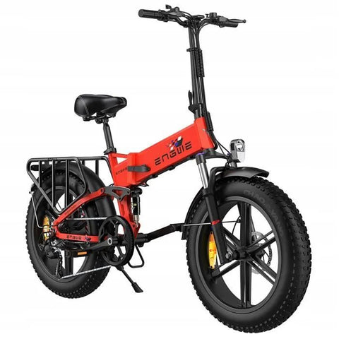 ENGWE ENGINE X Bicicleta eléctrica 250W - Autonomía 60 km - Color rojo