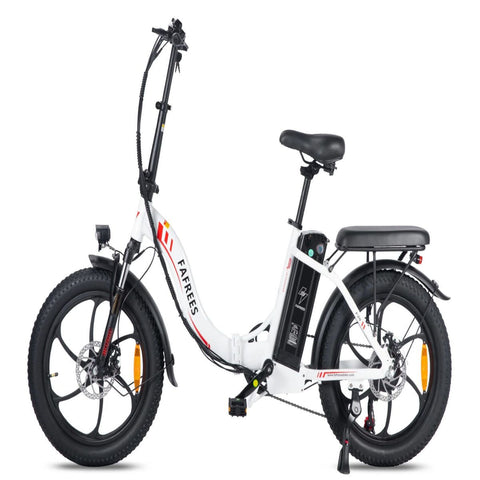 Bicicleta Eléctrica FAFREES F20 - Motor 250W Batería 576WH Autonomía 70KM - Blanca
