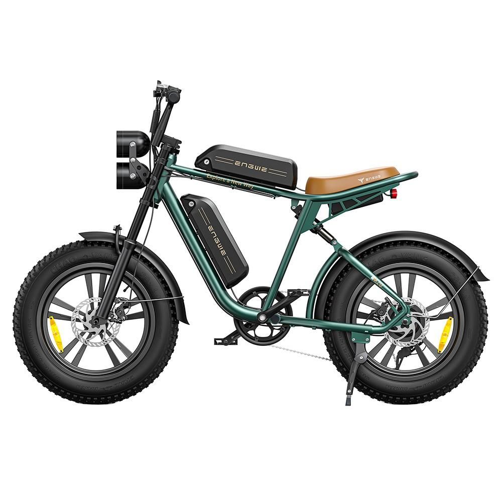 Bicicleta eléctrica ENGWE M20 26AH - Potente motor de 750W - Autonomía de 120KM - Color verde