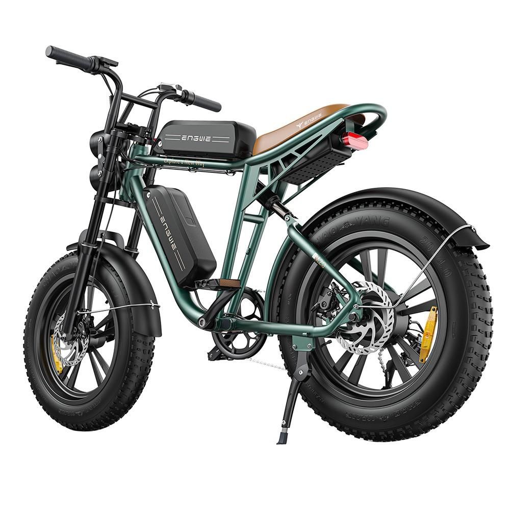Bicicleta eléctrica ENGWE M20 26AH - Potente motor de 750W - Autonomía de 120KM - Color verde