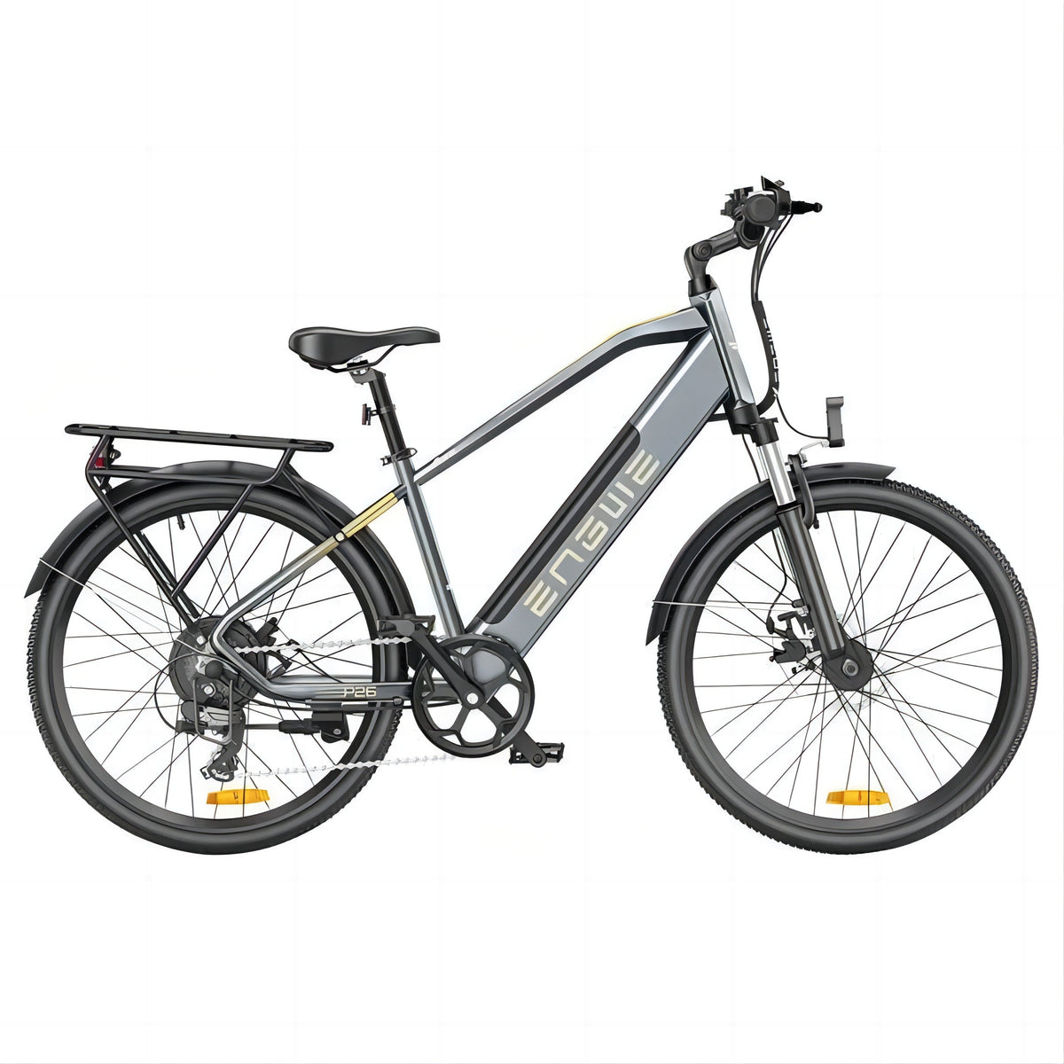 Bicicleta eléctrica ENGWE P26 EU - Motor de 250W - Autonomía de 60KM - Color gris