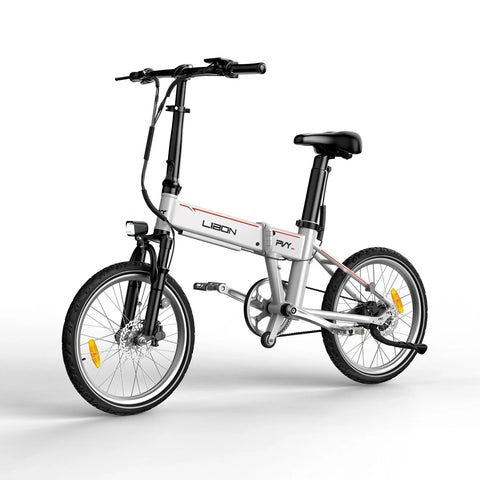 PVY Libon 10AH Bicicleta Eléctrica - Motor 500W Batería 36V10AH Autonomía 130KM Freno de Disco Hidráulico - Blanco