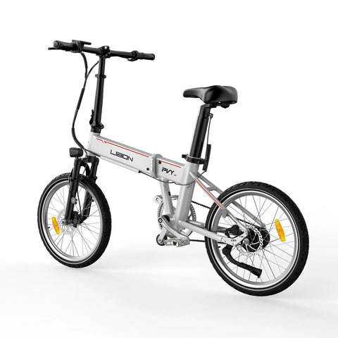 PVY Libon 10AH Bicicleta Eléctrica - Motor 500W Batería 36V10AH Autonomía 130KM Freno de Disco Hidráulico - Blanco