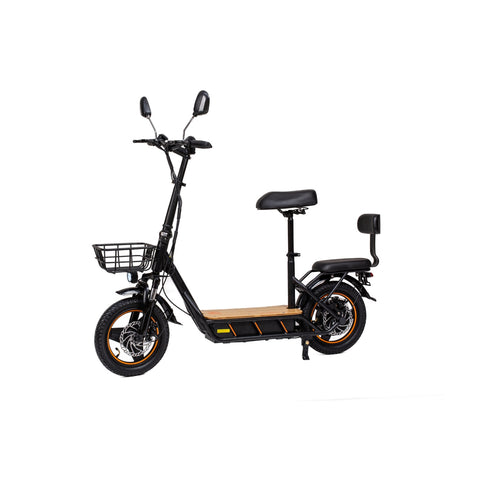 Patinete Eléctrico Kukirin C1 Pro 26AH - Motor 500W Batería 48V 26AH Autonomía 100KM Frenos de Disco - Negro