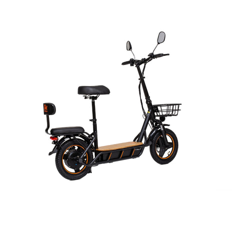 Patinete Eléctrico Kukirin C1 Pro 26AH - Motor 500W Batería 48V 26AH Autonomía 100KM Frenos de Disco - Negro