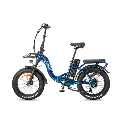 Bicicleta Eléctrica FAFREES F20 Max 22.5AH - Motor 500W Batería 48V22.5AH Autonomía 110KM Freno de Disco Mecánico - Azul Púrpura