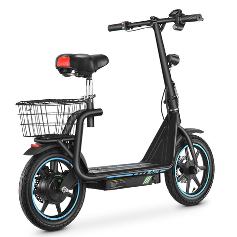 Patinete Eléctrico Honey Whale M5Elite - Motor 500W Batería 48V13AH Autonomía 45KM Frenos de Disco - Negro