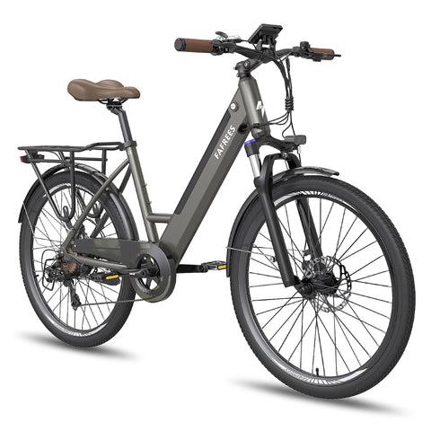 FAFREES F26 Pro 14.5AH Bicicleta Eléctrica - Motor 250W Batería 36V14.5AH Autonomía 110KM Freno de Disco Mecánico - Gris