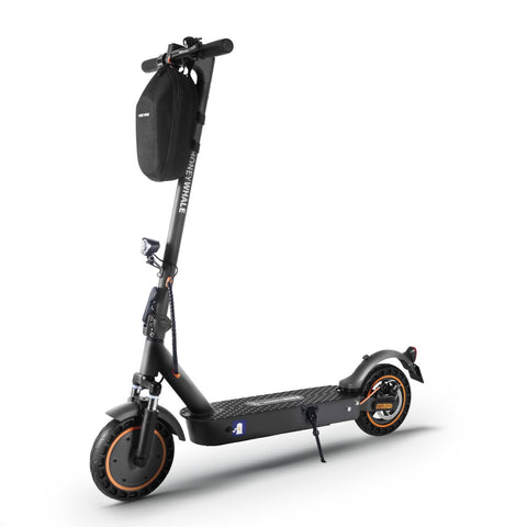 Patinete Eléctrico Honey Whale E9 MAX Con Certificación ABE - Motor 450W Batería 36V10AH Autonomía 40KM Frenos de Disco - Negro