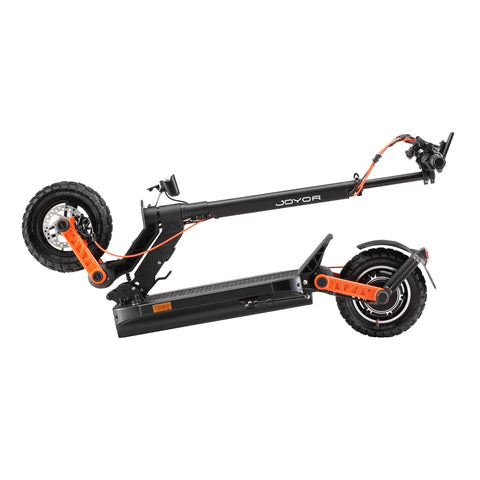 JOYOR S5 PRO Certificado ABE Plegable Patinete Eléctrico - Motor 500W Batería 48V26AH Neumáticos de 10 Pulgadas - Negro