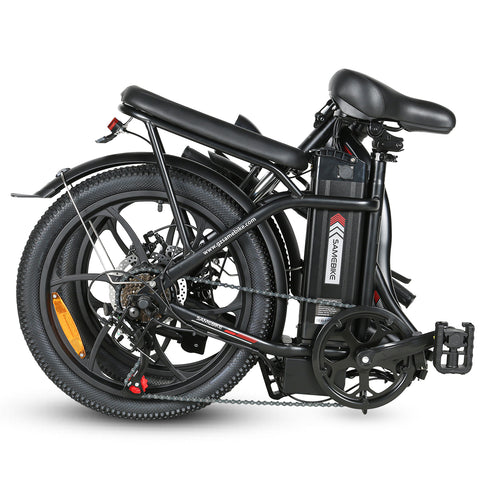 SAMEBIKE CY20-IT Bicicleta Eléctrica - Potencia 350W Batería 36V13AH Autonomía 35KM Freno de Disco Mecánico - Lago Azul