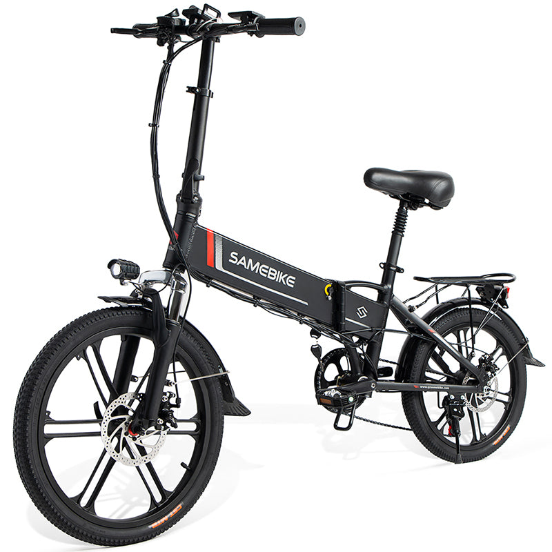 Bicicleta Eléctrica SAMEBIKE 20LVXD30-II - Potencia 350W Batería 48V10AH Autonomía 40KM Freno de Disco Mecánico - Negro