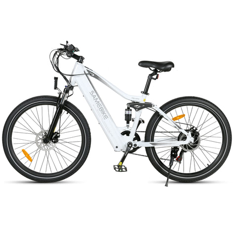 Bicicleta eléctrica SAMEBIKE XD26 - Potencia 750W Batería 48V14AH Autonomía 45KM Freno de Disco Mecánico - Blanco