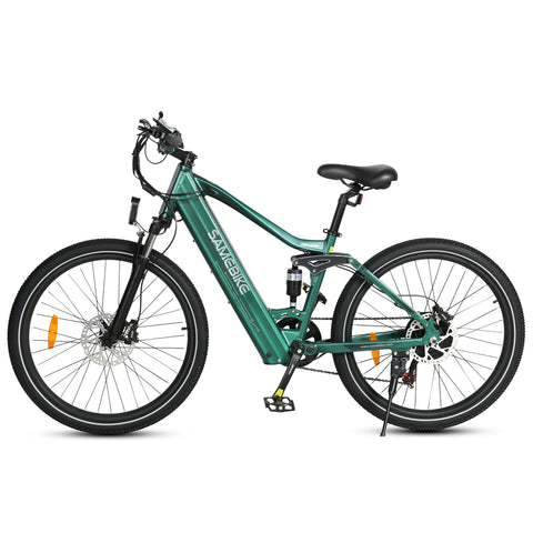 Bicicleta eléctrica SAMEBIKE XD26 - Potencia 750W Batería 48V14AH Autonomía 45KM Freno de Disco Mecánico - Verde