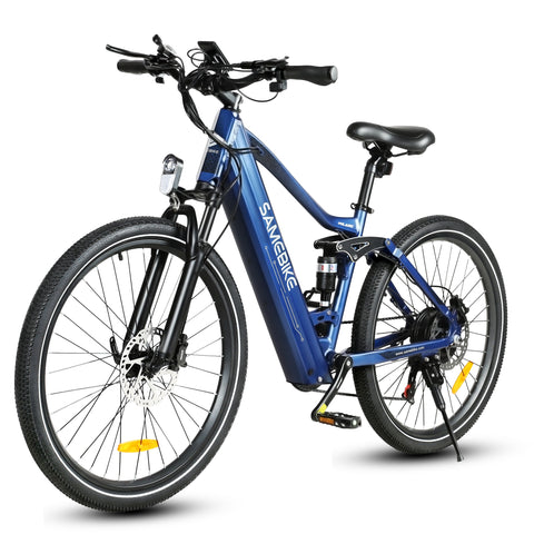 Bicicleta eléctrica SAMEBIKE XD26 - Potencia 750W Batería 48V14AH Autonomía 45KM Freno de Disco Mecánico - Azul Real