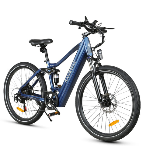 Bicicleta eléctrica SAMEBIKE XD26 - Potencia 750W Batería 48V14AH Autonomía 45KM Freno de Disco Mecánico - Azul Real