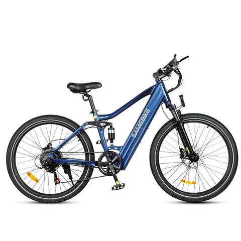 Bicicleta Eléctrica SAMEBIKE XD26-II - Potencia 750W Batería 48V14AH Autonomía 45KM Freno de Disco Hidráulico - Azul Real
