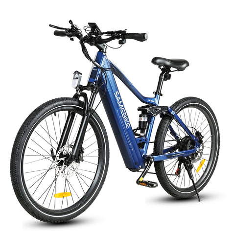 Bicicleta Eléctrica SAMEBIKE XD26-II - Potencia 750W Batería 48V14AH Autonomía 45KM Freno de Disco Hidráulico - Azul Real