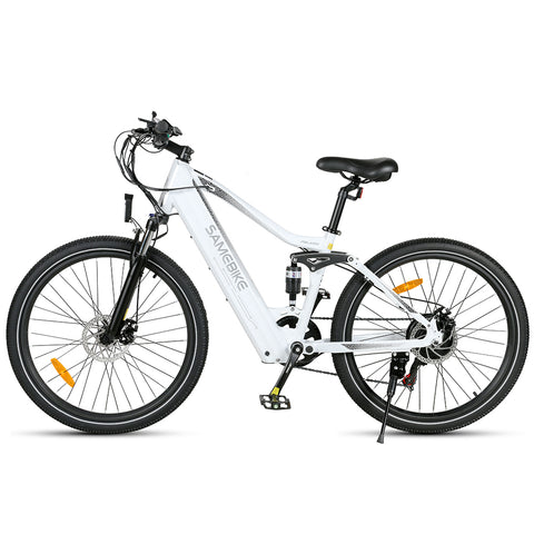 Bicicleta Eléctrica SAMEBIKE XD26-II - Potencia 750W Batería 48V14AH Autonomía 45KM Freno de Disco Hidráulico - Blanco
