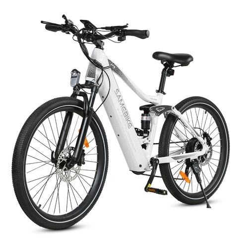 Bicicleta Eléctrica SAMEBIKE XD26-II - Potencia 750W Batería 48V14AH Autonomía 45KM Freno de Disco Hidráulico - Blanco