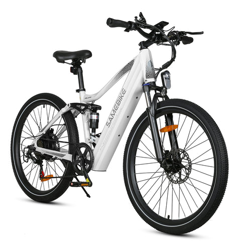 Bicicleta Eléctrica SAMEBIKE XD26-II - Potencia 750W Batería 48V14AH Autonomía 45KM Freno de Disco Hidráulico - Blanco