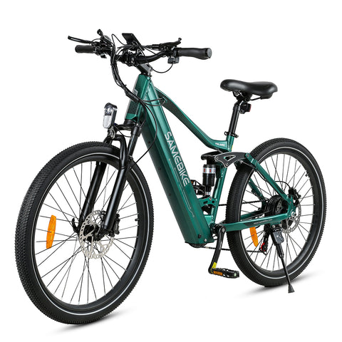 Bicicleta Eléctrica SAMEBIKE XD26-II - Potencia 750W Batería 48V14AH Autonomía 45KM Freno de Disco Hidráulico - Verde