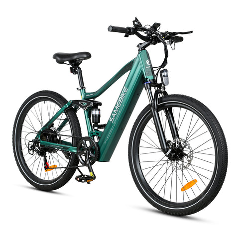 Bicicleta Eléctrica SAMEBIKE XD26-II - Potencia 750W Batería 48V14AH Autonomía 45KM Freno de Disco Hidráulico - Verde